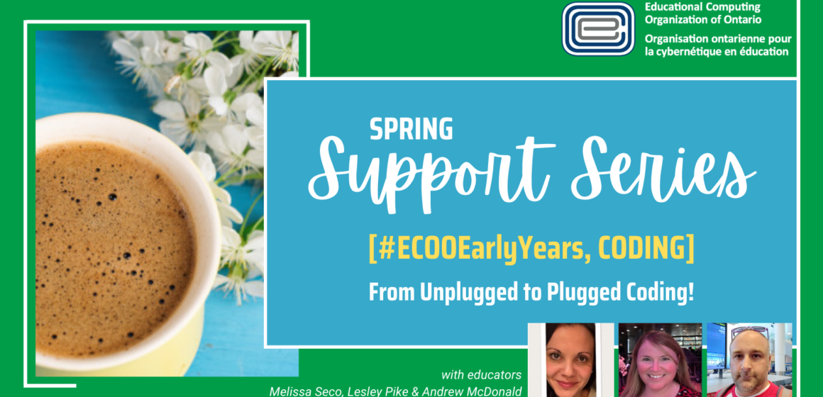 ECOO Support Series Spring Melissa Seco Lesley Pike _ Andrew McDonald Unplugged to Plugged