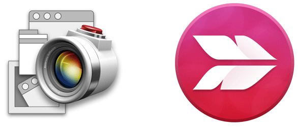 Image Capture Tools:  Snapz Pro X2 (left) and Skitch (right)